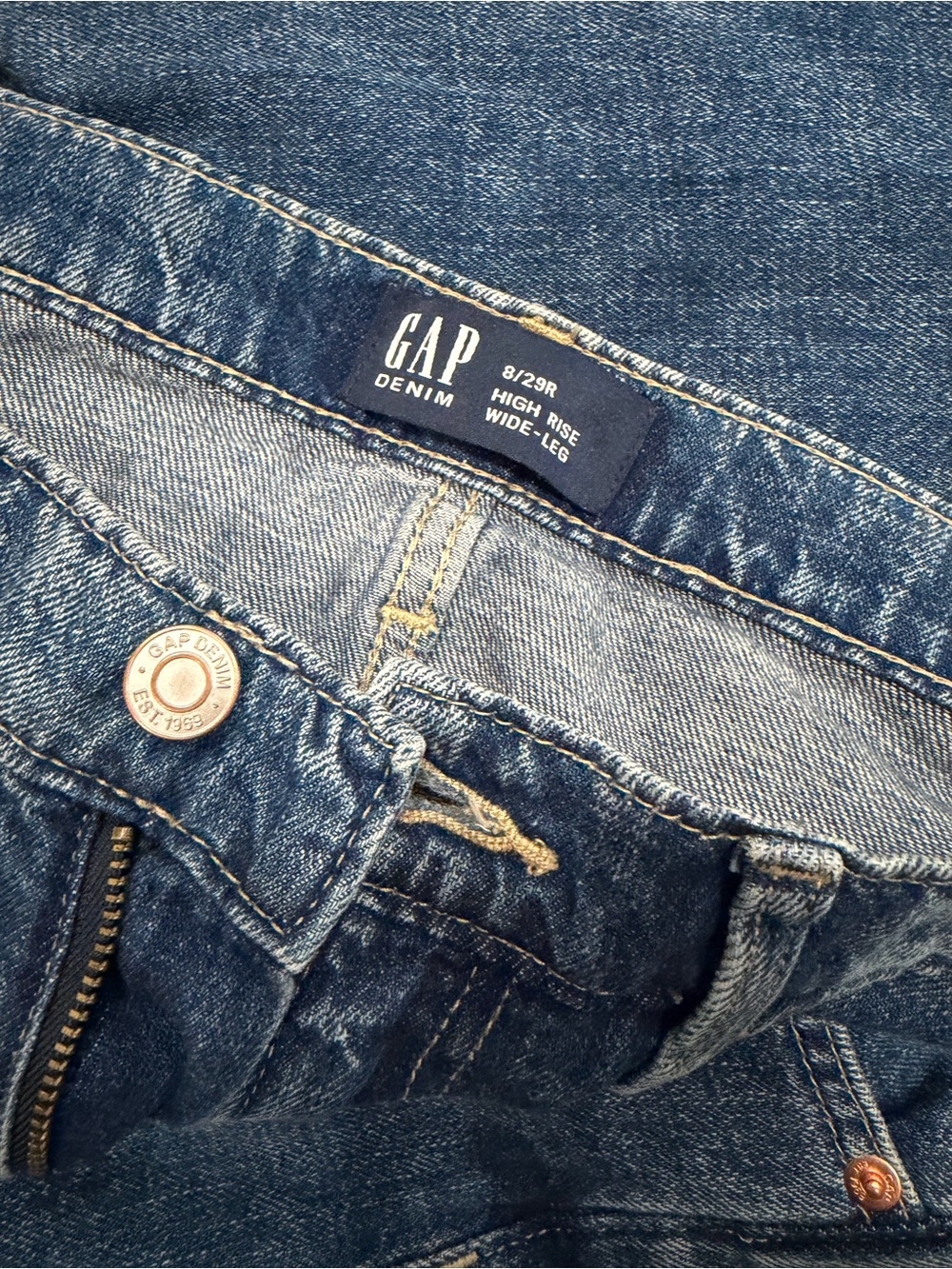 GAP Men's Bootcut Jeans - Classic Blue Denim